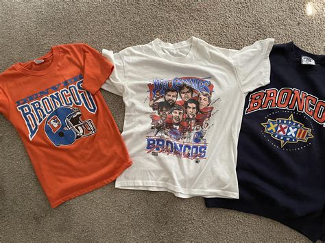 Vintage Broncos tshirts : r/DenverBroncos