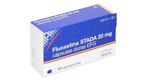 FLUOXETINA STADA 20 mg CAPSULAS DURAS EFG 56 cápsulas Precio 4 90