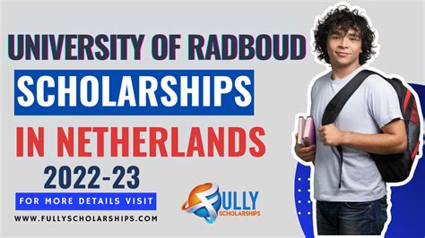 Radboud University Scholarship In Netherlands 2023 Fully Scholarships