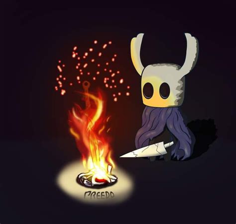 Hollow Knight Descobre Uma Bonfire Desenhistas Do Amino Amino