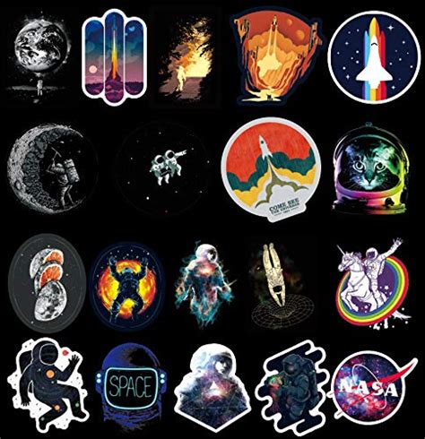 Buy Vinyl Spacex Stickers Universe Nasa Stickers Pack Pcs Space