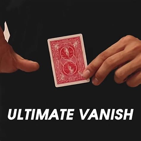 Ultimate Vanish Magic Tricks Illusions Close Up Magic Props Visual Card