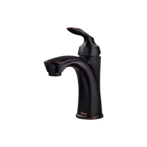 Pfister Avalon Single Hole Single Handle Bathroom Faucet Tuscan Bronze Lg42 Cb1y The Home Depot