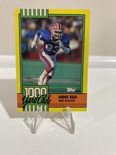 1990 Topps Football 1000 Yard Club 7 Andre Reed Buffalo Bills HOF EBay