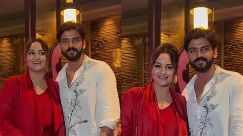 Newlyweds Sonakshi Sinha And Zaheer Iqbal Make First Public Appearance