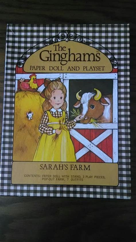 Vintage 1976 The Ginghams 4 Paper Dolls Uncut Excellent Whitman Original 1935381350