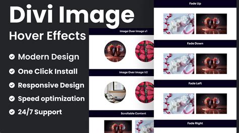 Divi Image Hover Effects Layout Pack Divi Layouts