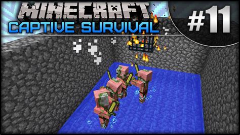 Minecraft Captive Survival Episode Zombie Pigman Farm Youtube