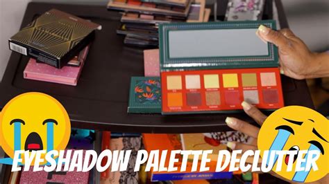 Once A Week Declutter Eyeshadow Palettes Youtube