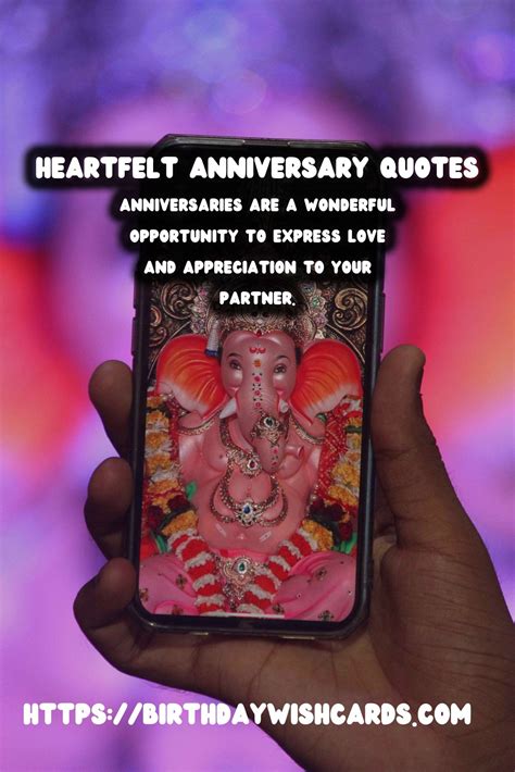 Heartfelt Anniversary Quotes For Lasting Impressions » Birthday Wish Cards