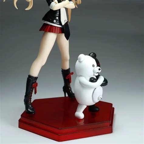 Junko Enoshima And Monokuma And Makoto Naegi Anime Figurine Models Pvc