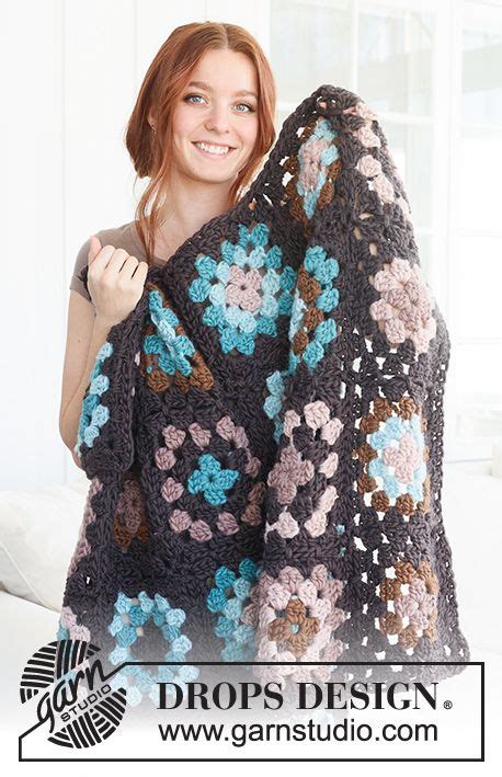 Flower Avalanche Drops Free Crochet Patterns By Drops Design