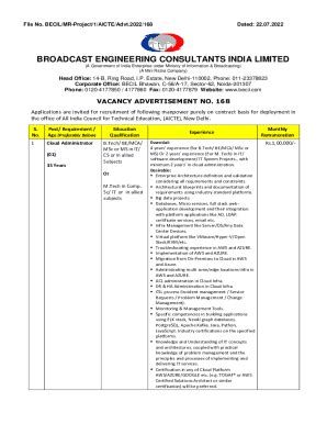 Fillable Online Pdf Broadcast Engineering Consultants India Limited