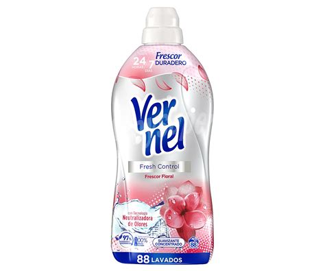 Vernel Suavizante Concentrado Frescor Floral Lavados Ml