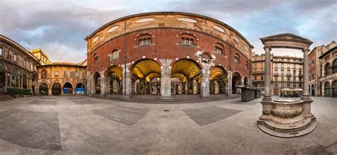 Panorama Del Della Ragione Di Palazzo E Del Dei Mercanti Della Piazza