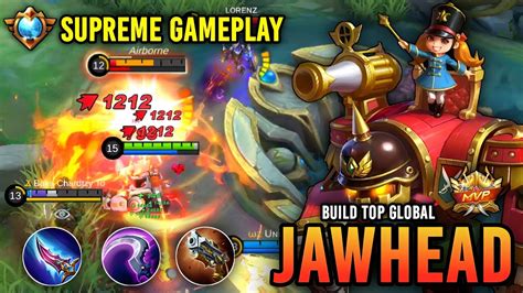 JAWHEAD BEST BUILD 2023 Top Global Jawhead Gameplay Mobile Legends