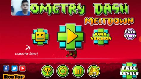 Pasando Los Dos Primeros Niveles De Geometry Dash Meltdown Youtube