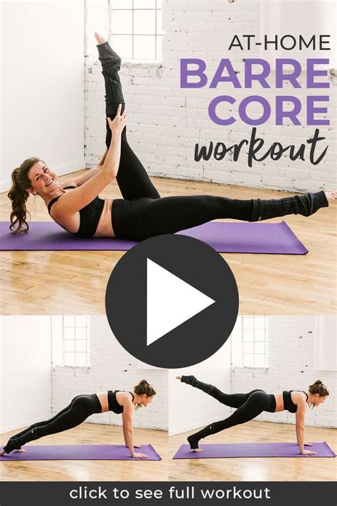 10 Minute Barre Core Workout Mat Ab Workout Nourish Move Love