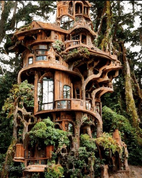 Beautiful Tree Houses Cool Tree Houses Unique Houses Unusual House