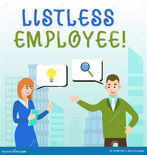 Handwriting Text Writing Listless Employee Concept Meaning An Employee