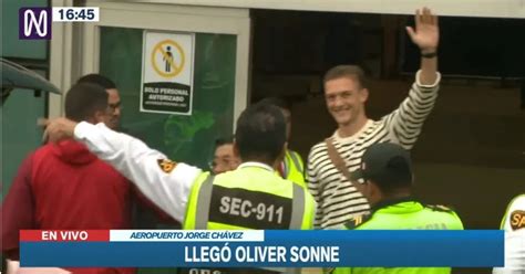 Oliver Sonne llegó a Lima para jugar por la selección peruana así fue