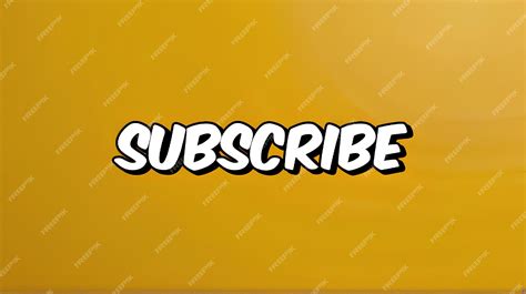 Premium Photo Youtube Banner For Subscribe