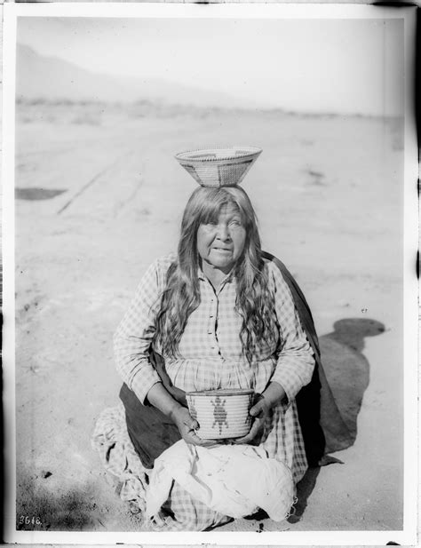 Pima Indian Woman Jane Sneed Basket Maker Arizona Ca1900 Pima