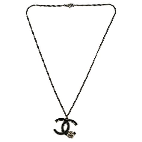 Chanel Baguette Crystal CC Pendant Necklace 15188 At 1stDibs