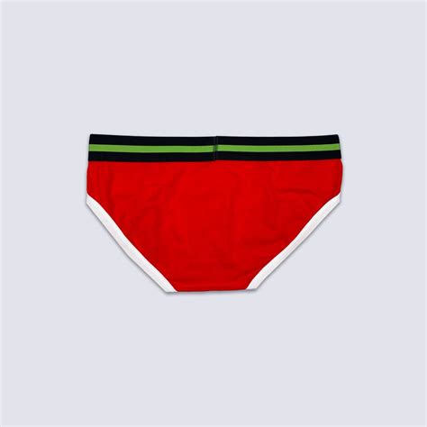 Upcycled Red Green Brief Next Gay Thing