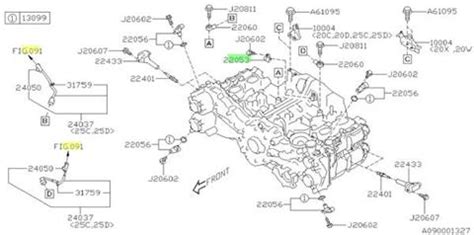 Crankshaft Position Sensor Subaru Impreza Forester Legacy Outback