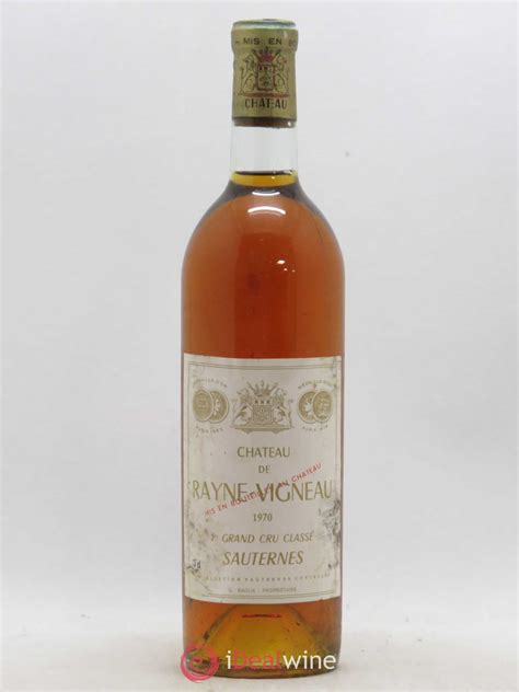 Buy Château de Rayne Vigneau 1er Grand Cru Classé 1970 lot 248