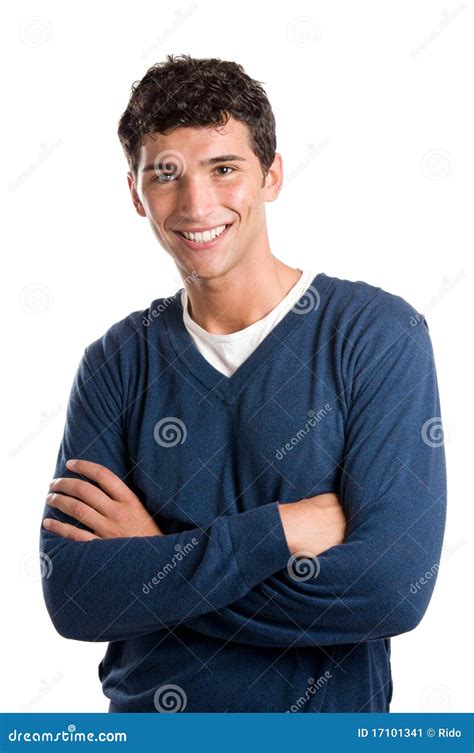 Hombre Latino Joven Feliz Imagen De Archivo Imagen