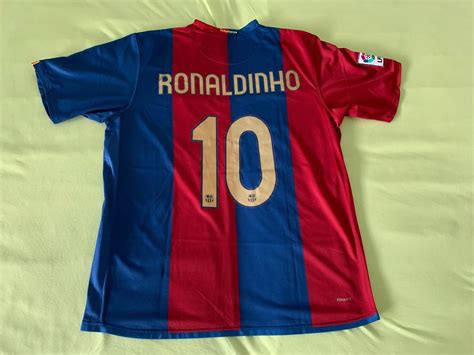 Fussball Trikot FC Barcelona Ronaldinho Kaufen Auf Ricardo