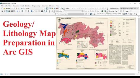 Geology Lithology Map Preparation In Arc GIS YouTube