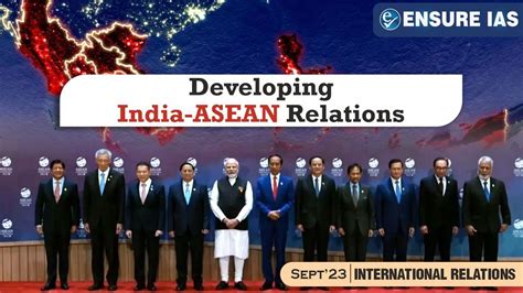 PM Modi Attends ASEAN India Summit 2023 Facts With Concept ENSURE