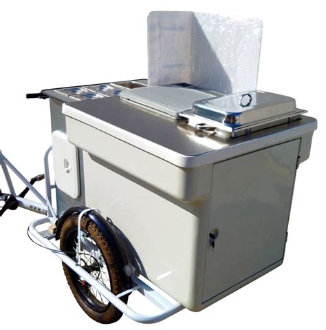 Hot Dog Cart Bike Speedy Xl Alcool E Cartridge Gas Fridge