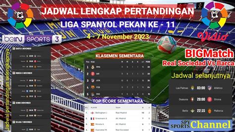 Jadwal Liga Spanyol Malam Ini Real Sociedad Vs Barcelona Jadwal