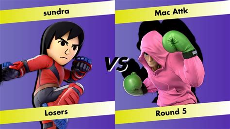 AL 127 Dragons Lair Losers Round 5 Sundra Mii Brawler Vs Mac Attk