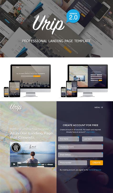 Best Bootstrap Landing Page Templateswith Responsive Designs