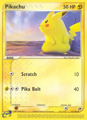 Pikachu Sandstorm Reverse Holo Value Gocollect