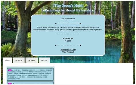 🌧The Group's Hub!🌧 ☁️Exclusively For Me and My Freinds!☁️ ― Perchance ...