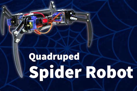 Designing And Controlling Quadruped Spider Robot With Esp