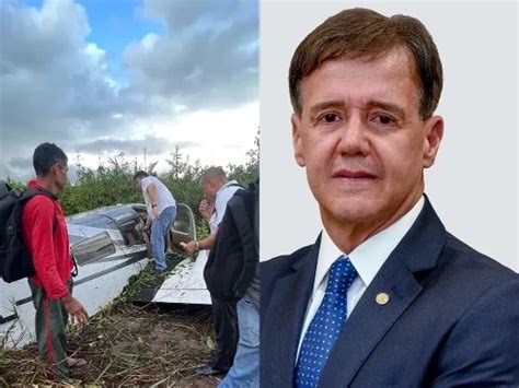 Avião que transportava deputado sofre acidente durante decolagem