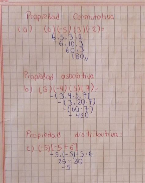 Resuelve Y Aplica En Cada Ejercicio La Propiedad Solicitada Brainly Lat