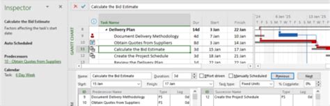 Identifying Driving Predecessors In Microsoft Project