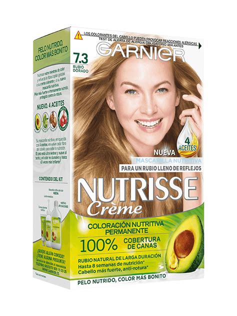 Coloración Permanente Rubio Dorado 73 Nutrisse Garnier