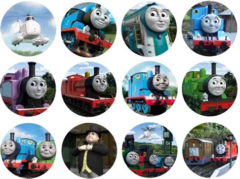 Thomas And Friends Edible Cupcake Toppers Etsy