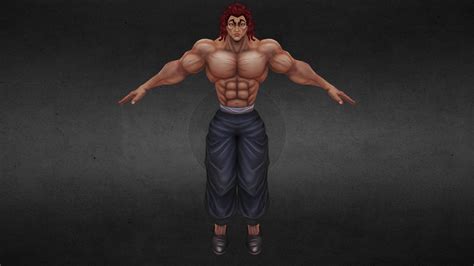 Yujiro Hanma V10 Download Free 3d Model By Omega Slender Omega