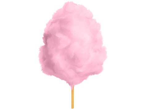 Fluffy Cotton Candy Transparent Png Image