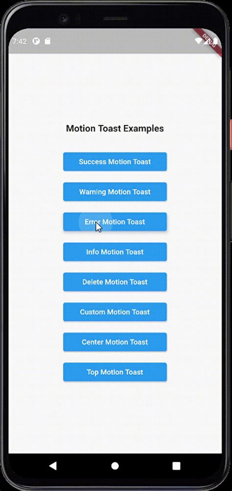 Motion Toast Flutter Package In Notification Toast Category